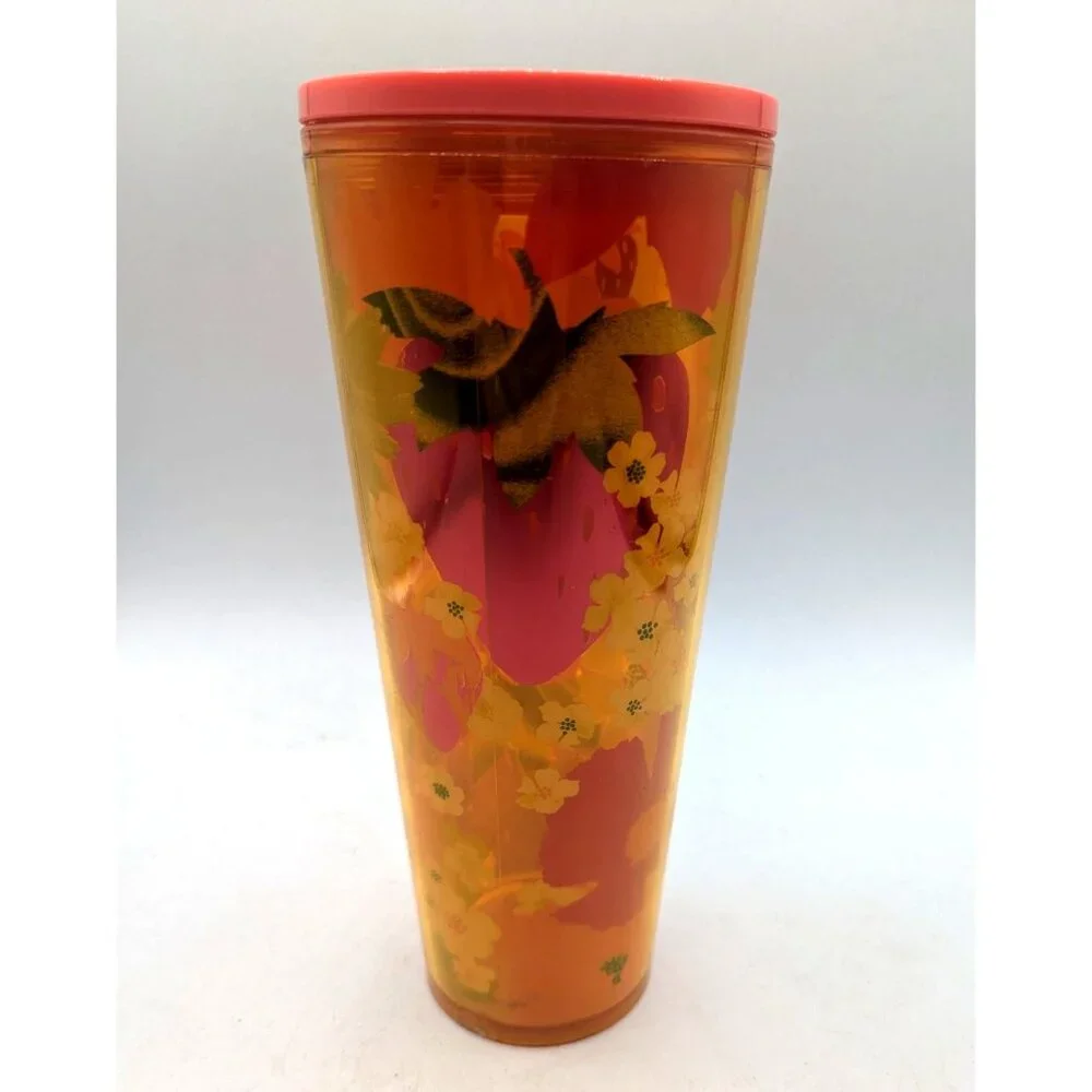 Starbucks Venti Tumbler Strawberry 🍓 Field Tumbler Summer 2022 Cup 24 oz